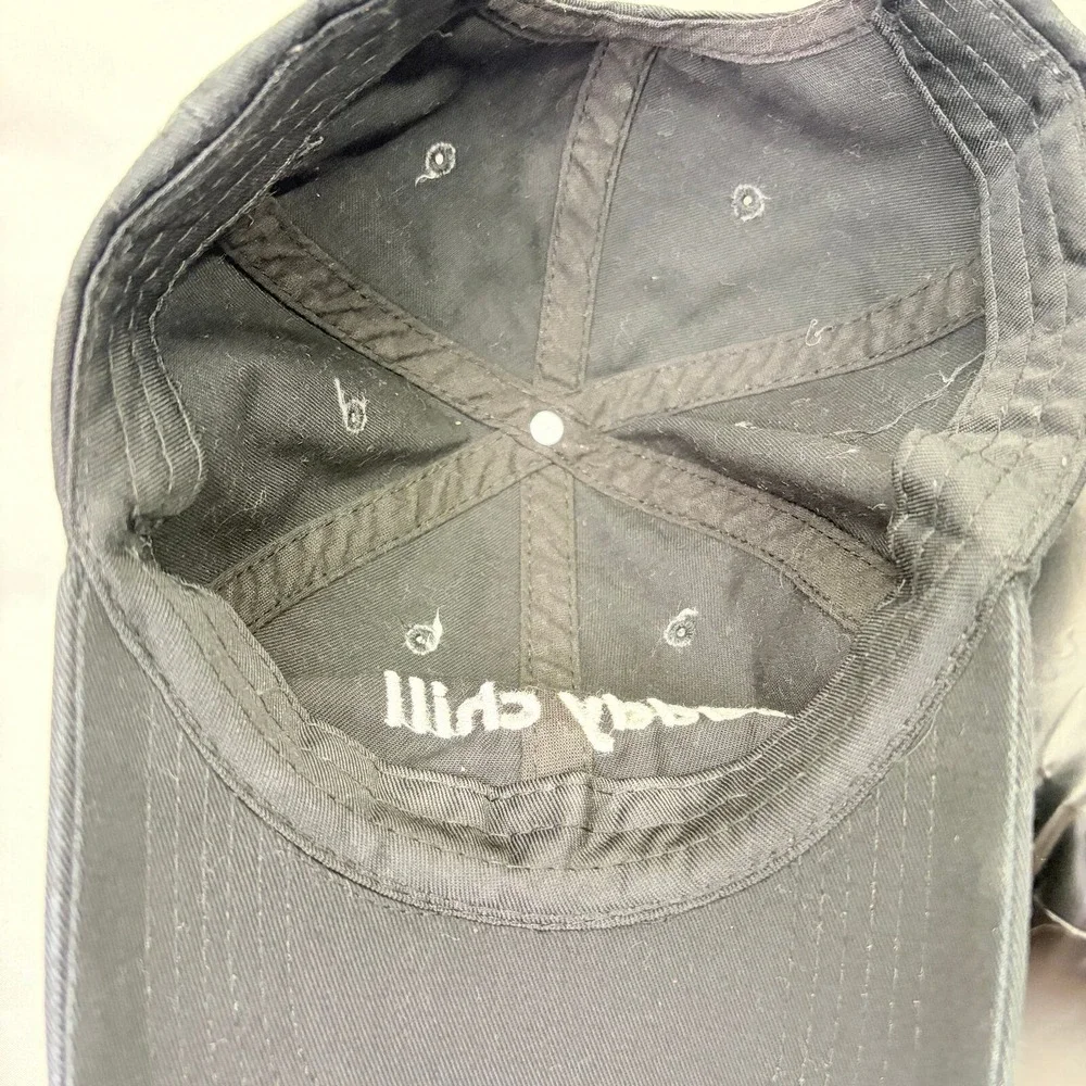 Unbranded Baseball Cap Daddy Chill Meme Unisex OSFM Black Embroidered Hat